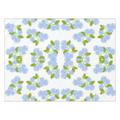 Blauw hortensia tafelkleed (Voorkant (Horizontaal))