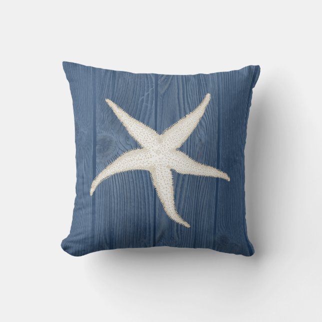  blauw hout, staarten kussen (Voorkant)