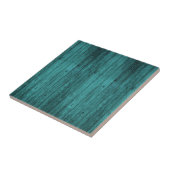 blauw hout tegeltje (Zijkant)