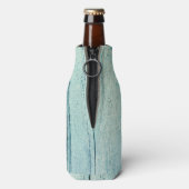 Blauw hout Welkom in het meer Flesjeskoeler (Fles Achterkant)