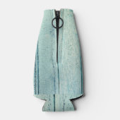 Blauw hout Welkom in het meer Flesjeskoeler (Achterkant)