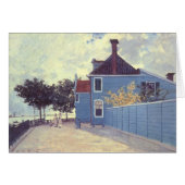 Blauw huis in Zaandam door Claude Monet (Voorkant Horizontaal)