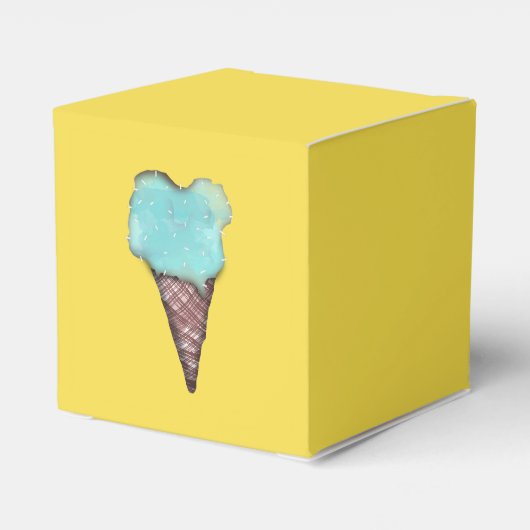 BLAUW ICE-CREAM MINT ICE CREAM, BUBBLE GUM BEDANKDOOSJES (Achterkant)