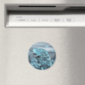 Blauw ijs op strandkaap, IJsland Magneet (Insitu (Vaatwasser))