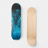 Blauw ijs skateboard (Voorkant)