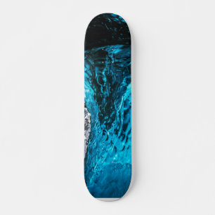 Blauw ijs skateboard