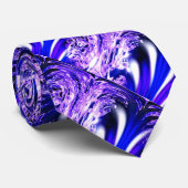 Blauw ijs stropdas (Opgerold)