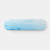 Blauw ijskateboard skateboard (Horizontaal)