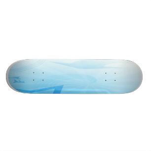 Blauw ijskateboard skateboard