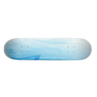 Blauw ijskateboard skateboard