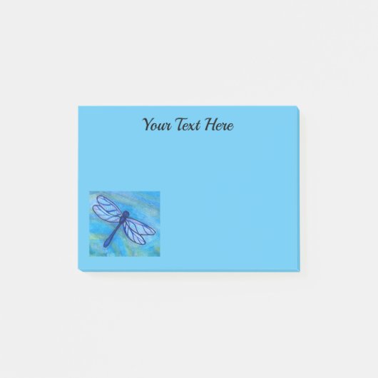 Blauw Inspirerend Post-it® Notes (Voorkant)