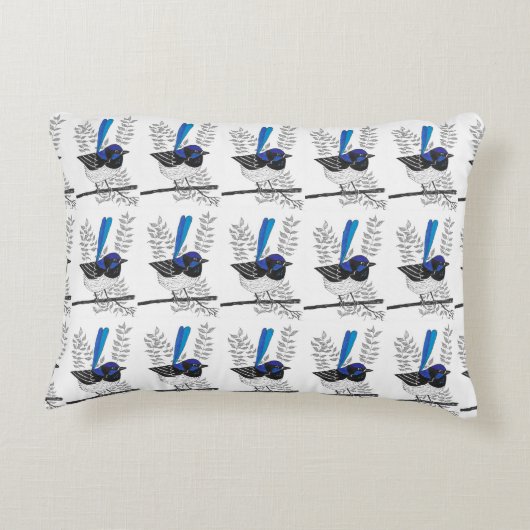 Blauw is het beste ! accent kussen (Achterkant)