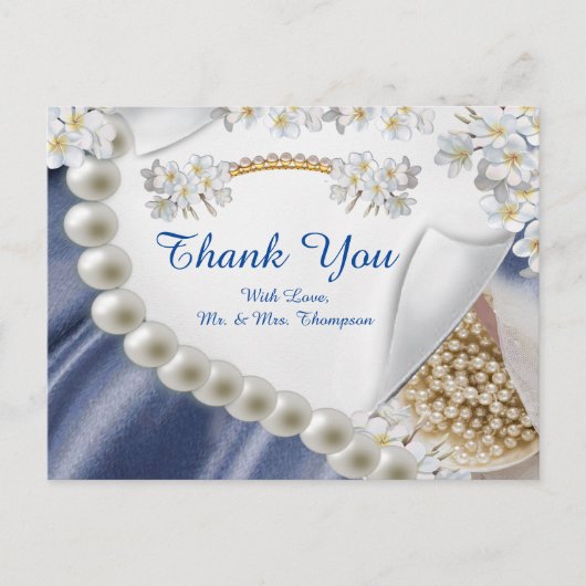 Blauw, ivoor, groen, gouden zijde en zijkant Y-Bri Briefkaart (Voorkant)