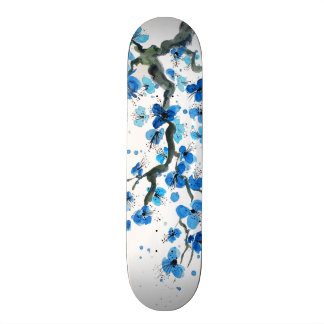 Blauw Japans skateboard