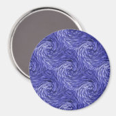Blauw Jean Twirls..... Magneet (Voorkant / Achterkant)
