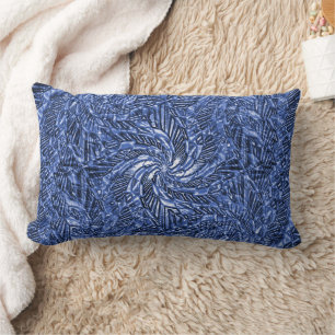 Blauw Jean werveling...... Kussen