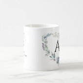 blauw jongste kind met de blauwe bloem op maat koffiemok (Center)