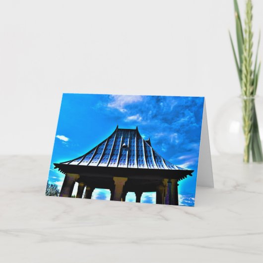 Blauw, kaart (Voorkant)