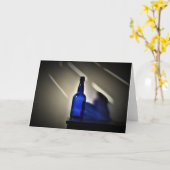 Blauw, kaart (Gele Bloem)