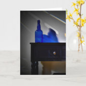 Blauw, kaart (Gele Bloem)