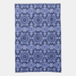 blauw kanteltje theedoek
