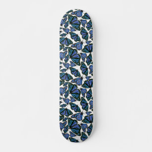 Blauw karton skateboard
