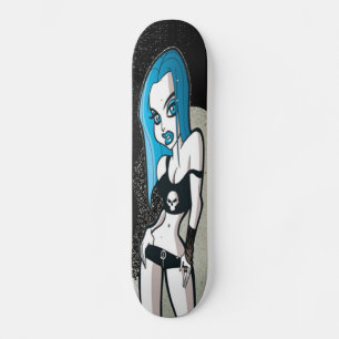 Blauw karton skateboard