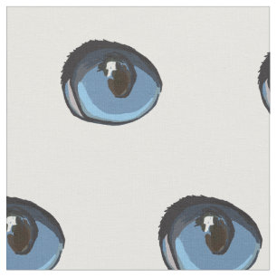 Blauw katje oog patroon stof