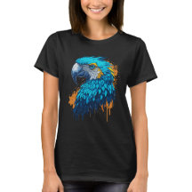 Blauw keelmacaw ontwerp