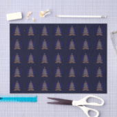 Blauw kerstboompapier tissuepapier (Craft)