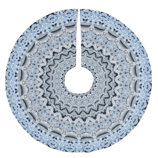 Blauw kerstboomrokje kerstboom rok (Voorkant)