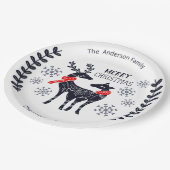 Blauw kerstcadeautjes, speciaal papier Bord (Gekanteld)