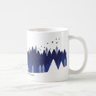 Blauw Kerstmuts Koffiemok