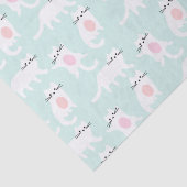 Blauw Kittens-weefselpapier Tissuepapier (Detail)