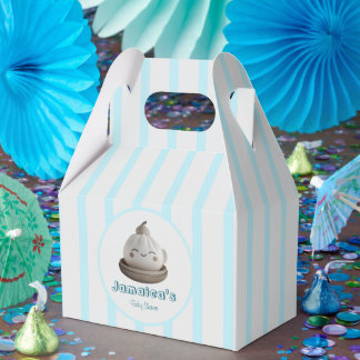 Blauw Klein Dumpling Baby Shower Favor Doos Bedankdoosjes