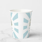 Blauw klein pompoen jongen baby shower papieren be papieren bekers (Links)