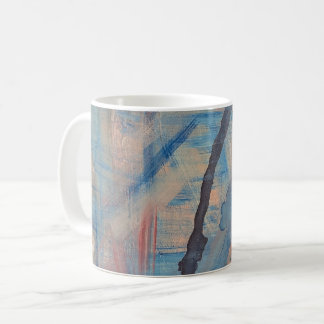 Blauw koffiemok