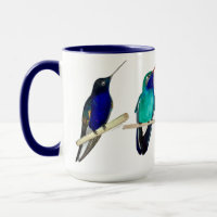 Blauw Kolibrie Mok