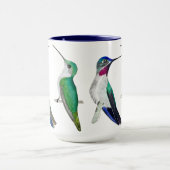Blauw Kolibrie Mok (Midden)