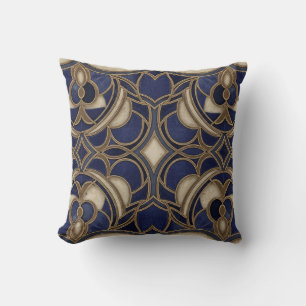 blauw koninklijk kussen