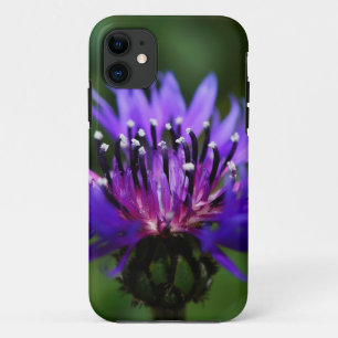 Blauw korenbloem bloedig bloesems Vredesliefhebber iPhone 11 Hoesje