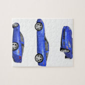 Blauw korvet: legpuzzel (Horizontaal)