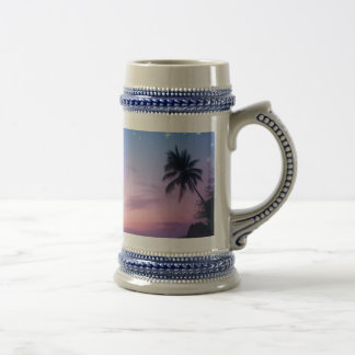 Blauw Kristallen Hart Galaxy Sticker | Fonkelende Bierpul