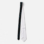 Blauw kruis stropdas (Achterkant)