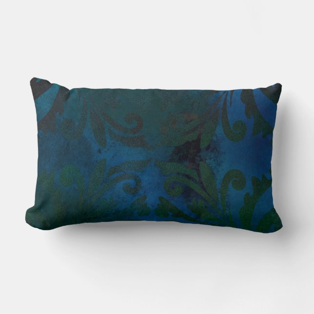 blauw kussen (Voorkant)