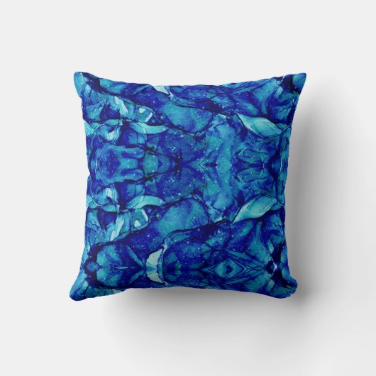 Blauw kussen (Achterkant)