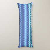 blauw kussen van chevron (Achterkant (Verticaal))