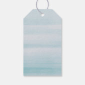 Blauw Kust Bruiloft Feest | Strand Bedankt Favor Cadeaulabel (Achterkant)