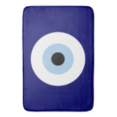 Blauw Kwaad Oog Succes & Bescherming Symbool Badmat (Voorkant Verticaal)