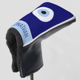 Blauw Kwaad Oog Succes & Bescherming Symbool Golfheadcover